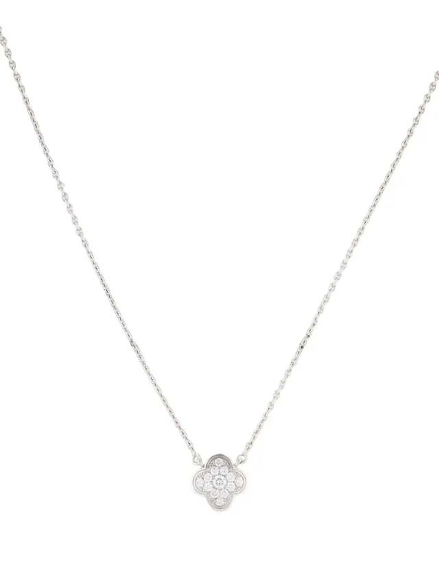 Van Cleef & Arpels Pure Alhambra Pendant Necklace, 16.5" in multicolor from The RealReal