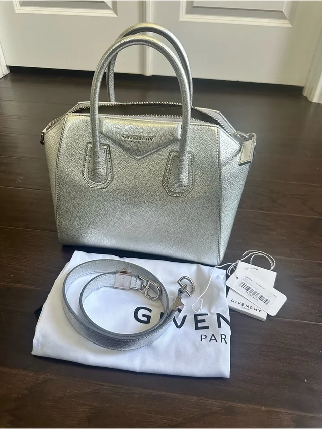 Givenchy Antigona Bag in silver|gray from Poshmark