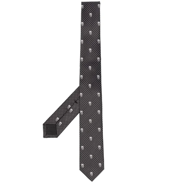 Alexander McQueen Mens Neck Tie 5cm, Black/White from Cultstatus, photo 1 of 1