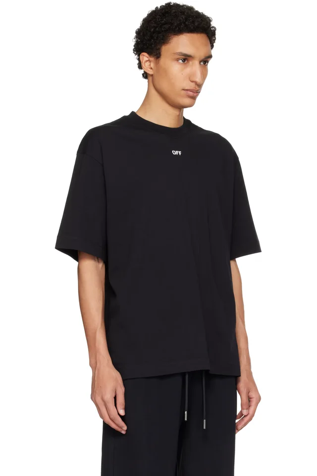Off-White Black Chain Arrow Skate T-shirt, photo 2 of 4 from SSENSE