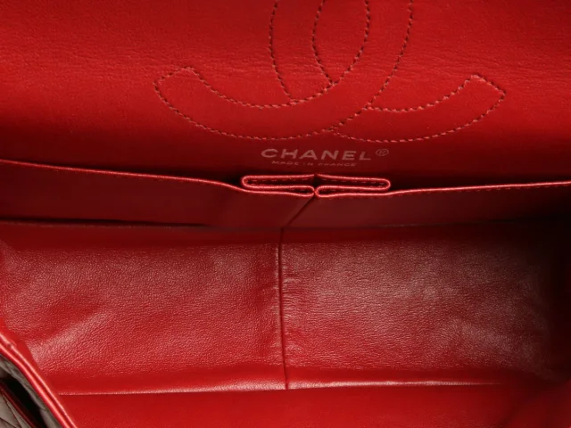 Chanel Red Quilted Aged Calfskin Reissue 226 in Red Calfskin from Ann's Fabulous Finds, photo 9 of 10