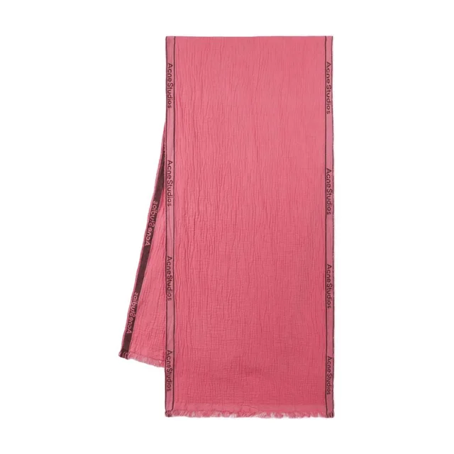 Acne Studios Scarf — Pink Wool Scarfs in Pink Wool from HEWI, photo 2 of 2