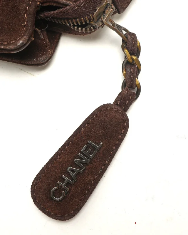 Chanel CC Suede Tote Bag in Suede from A Retro Tale, photo 10 of 11