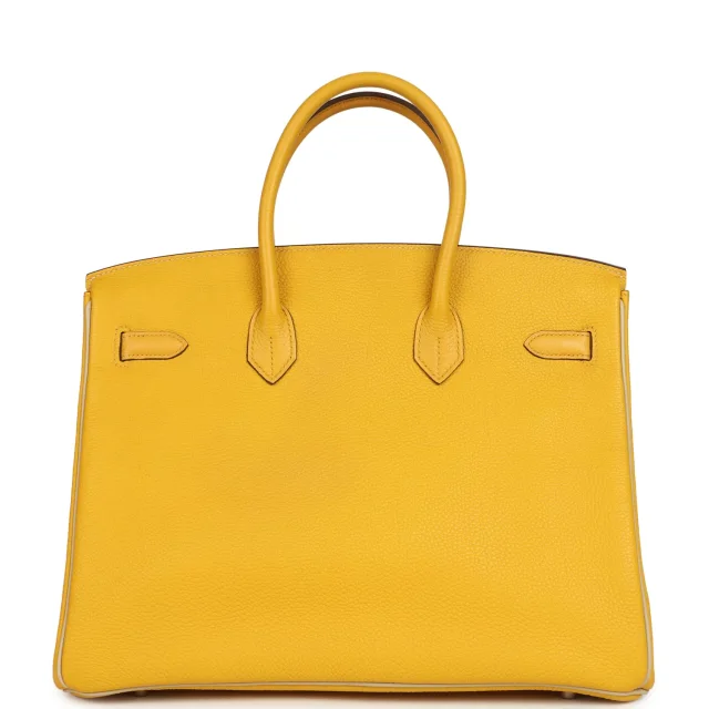Hermès Special Order (HSS) Birkin 35 Soleil, Parchemin Togo Palladium Hardware in Togo leather from Madison Avenue Couture, photo 4 of 9