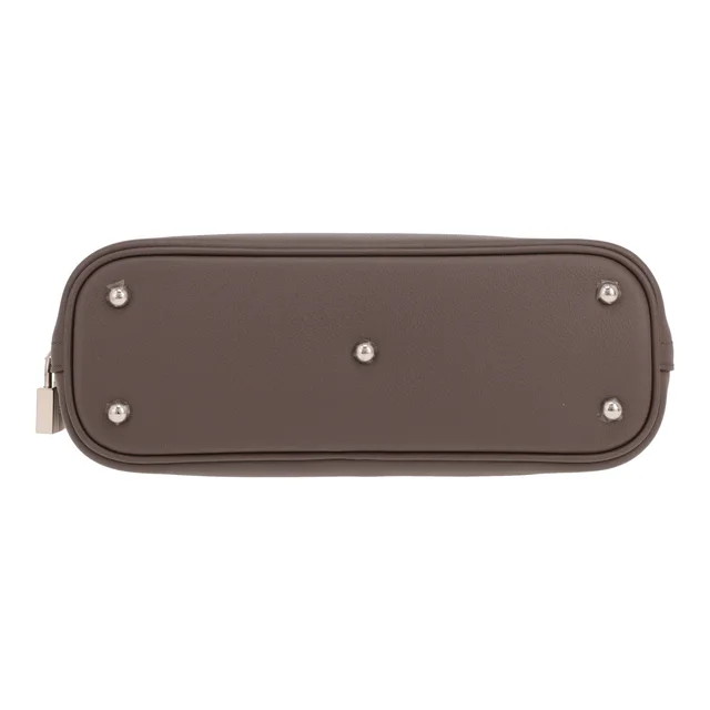 Hermès Bolide 25 cm handbag in pewter-grey Evercolour leather in Grey Leather from Collector Square, photo 3 of 3