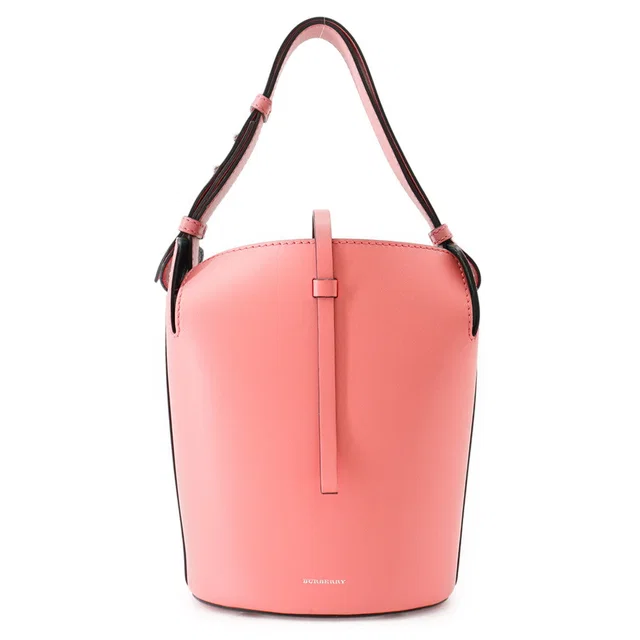 Burberry Canopy Bucket Bag Pink4075872 Leather in Leather from GALLERY RARE