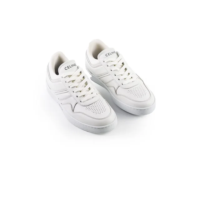 Celine Trainer Low Lace Up White size 37 in White from The Purse Affair