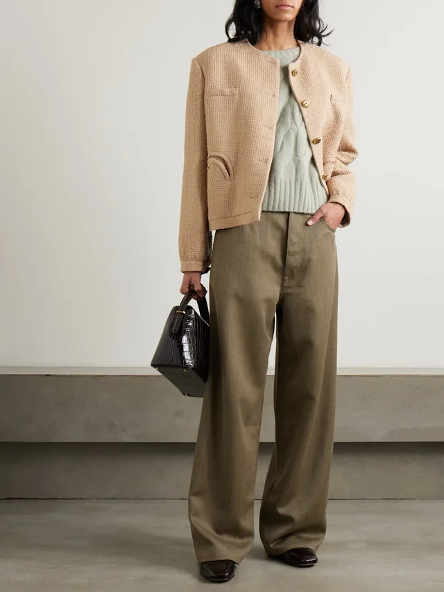 FORTELA Jaron wool-twill pants in Green, photo 2 of 2 from NET-A-PORTER (Canada)