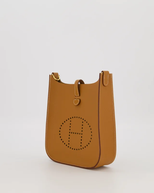 Hermès Gold Mini Evelyne Sellier Bag in Gold Epsom leather from Sellier, photo 9 of 18