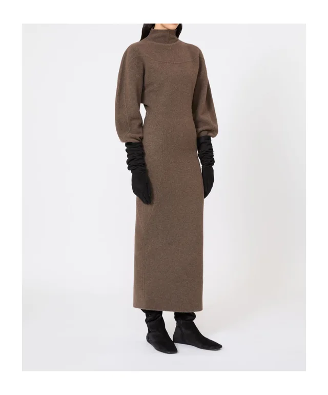 Max Mara Wide Sleeved Jersey Dress, photo 3 of 6 from SENSER