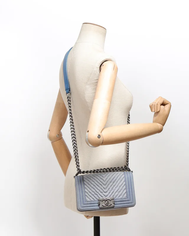 Chanel Small Denim Boy Bag in Denim from A Retro Tale, photo 9 of 9