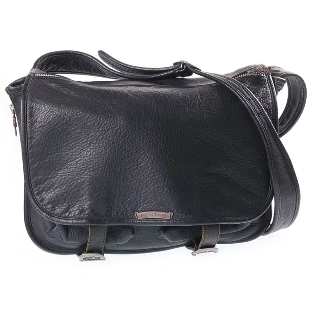 Chrome Hearts Gunslinger Messenger Bag Black in Black from The Reluxe