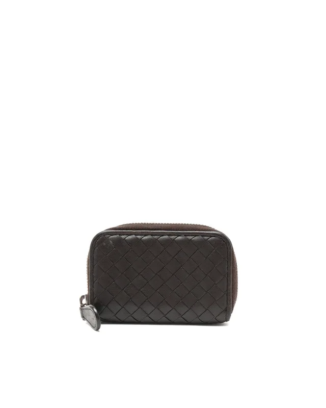 Bottega Veneta Intrecciato Zip Around Card Holder in Woven leather from A Retro Tale, photo 2 of 5