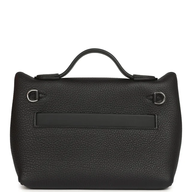 Hermès Mini 24/ Bag Black Togo, Swift Palladium Hardware in Black Togo leather from Madison Avenue Couture, photo 2 of 2