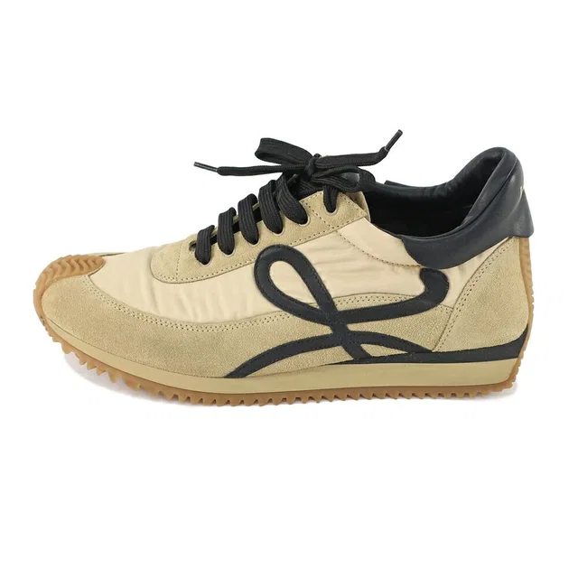 Loewe Ten Flow Runner Estimated Black Shoes 40 in Black Suede from The Reluxe