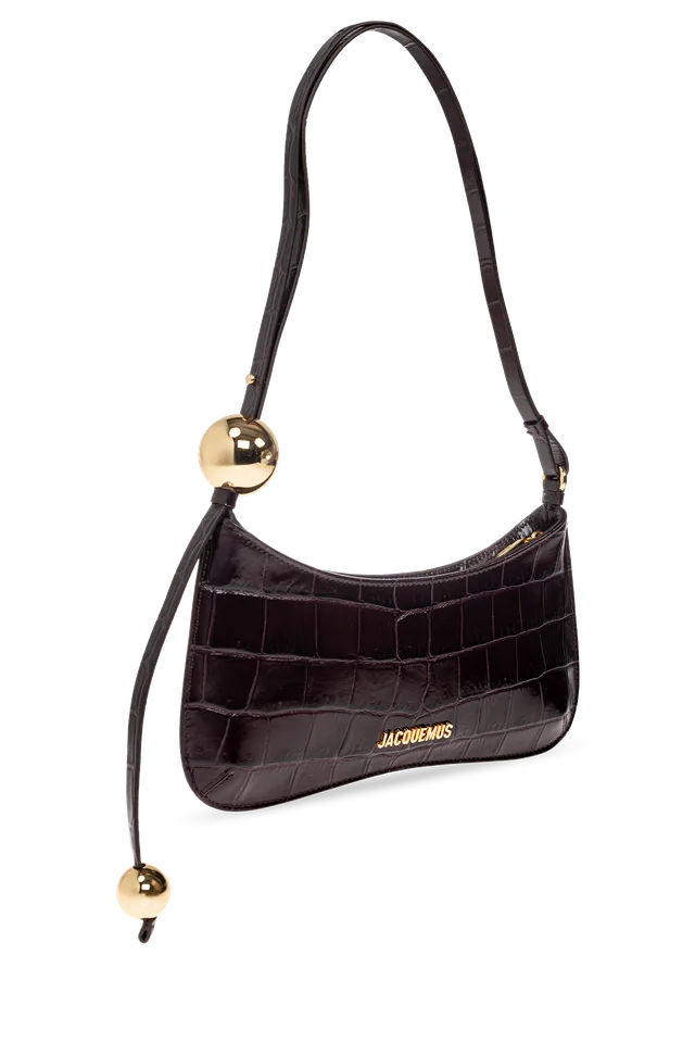 Jacquemus Le Bisou Perle Embossed Shoulder Bag, photo 2 of 6 from SENSER