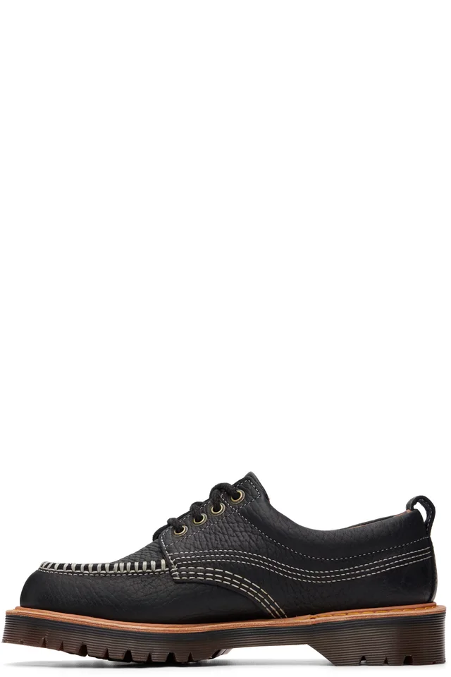 Dr. Martens Black Lowell Derbys, photo 3 of 5 from SSENSE