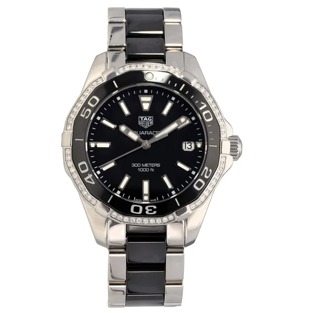 TAG Heuer Aquaracer WAY131G 35mm Bi-Colour Watch from H&T