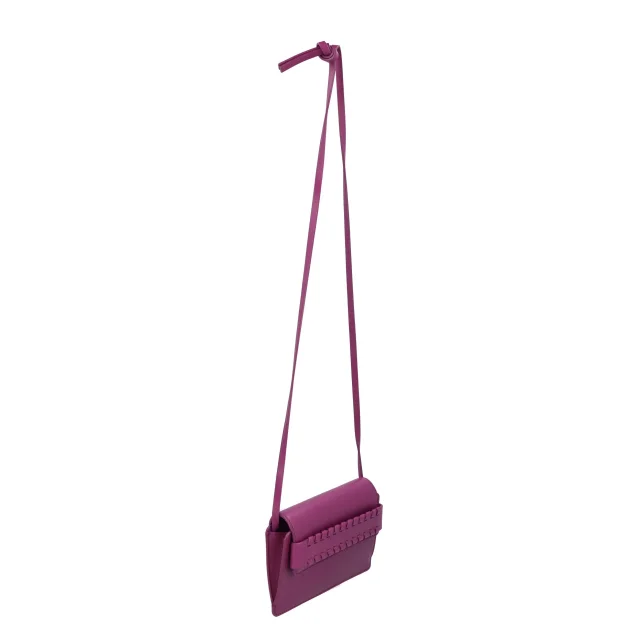 Chloé Shoulder Bag With Braided Detail Purple in Purple, photo 2 of 4 from ShopSimon
