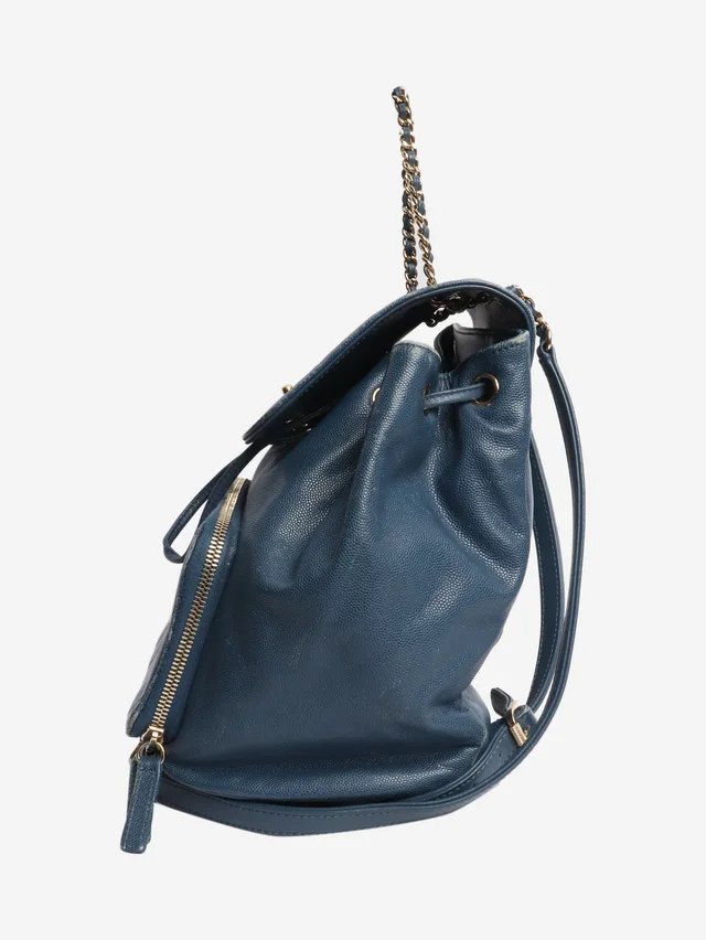 Chanel Blue caviar leather backpack in Blue Caviar leather from Sign of the Times, photo 2 of 2