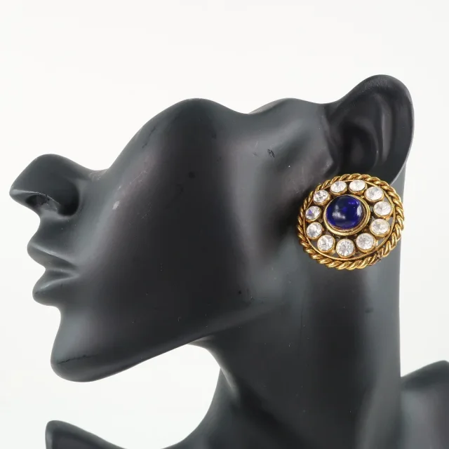Chanel Other jewelry in Blue Gold-plated metal from LuxUness, photo 2 of 8