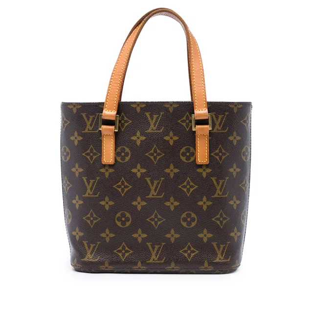 Brown Louis Vuitton Monogram Vavin PM Handbag in Brown Coated canvas from Designer Revival