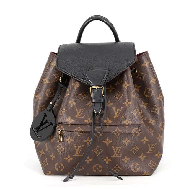 Louis Vuitton Montsouris NM Bordeaux/NoirM45515 Monogram Size PM in Burgundy from GALLERY RARE