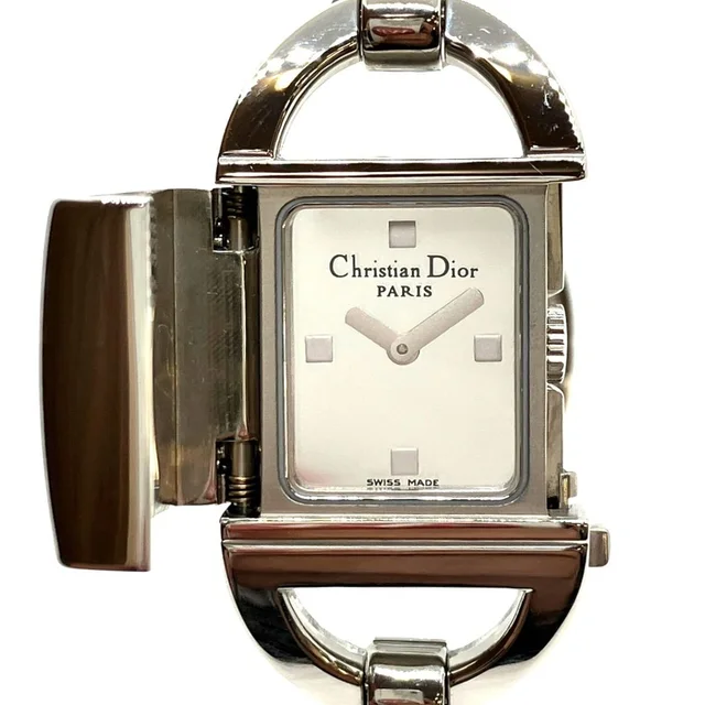 Dior Pandiora Watch SS Quartz Silver Dial in Silver from The Reluxe