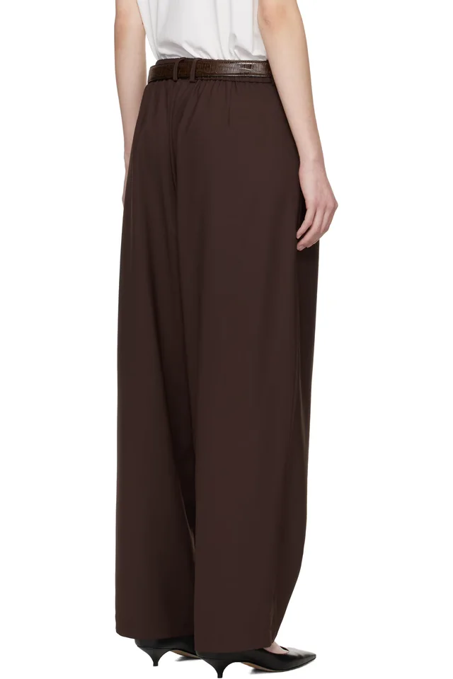 Cordera Brown Tailored Masculine Trousers, photo 3 of 5 from SSENSE