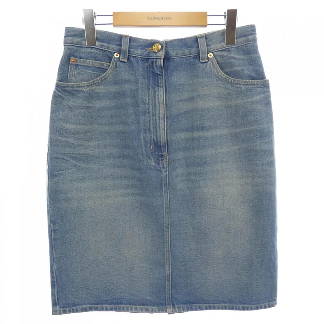Gucci Skirt Blue in Blue from The Reluxe