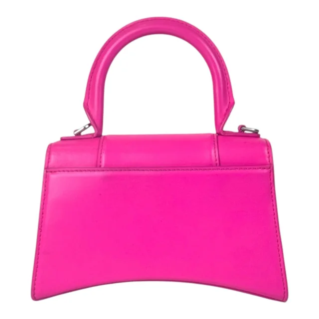 Balenciaga Mini Pink Hourglass Bag with Strap in Pink from Luxury Promise, photo 3 of 6