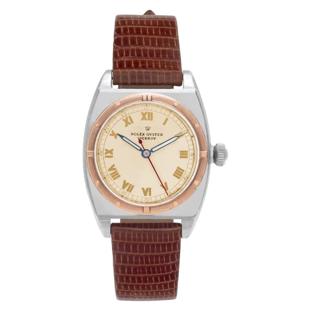Rolex Viceroy "Vintage 1940's" in Stainless Steel, Rose Gold from Gray And Sons