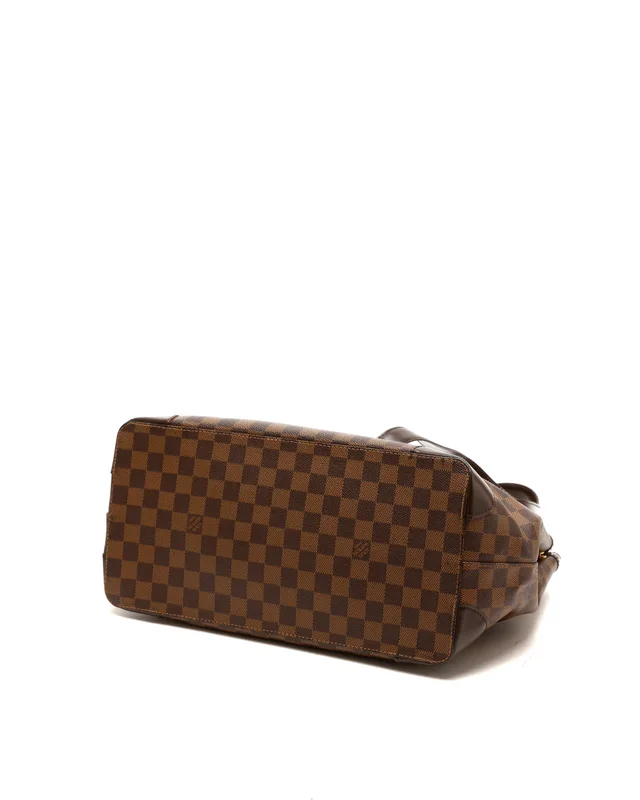 Louis Vuitton Damier Ebene Hampstead MM Bag in Brown Canvas from A Retro Tale, photo 5 of 9