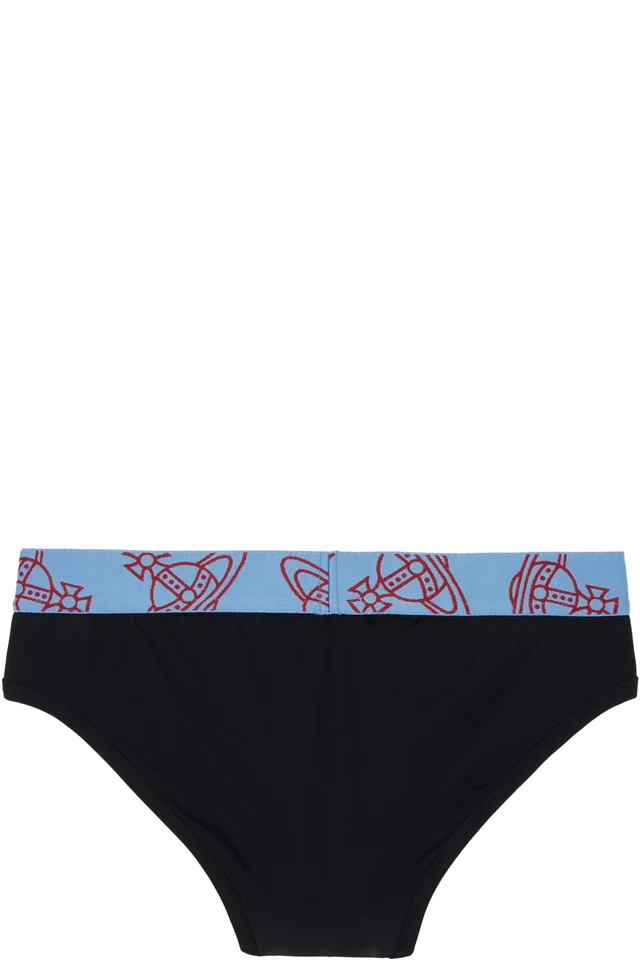 Vivienne Westwood Three-Pack Multicolor Slip Band Briefs, photo 7 of 7 from SSENSE