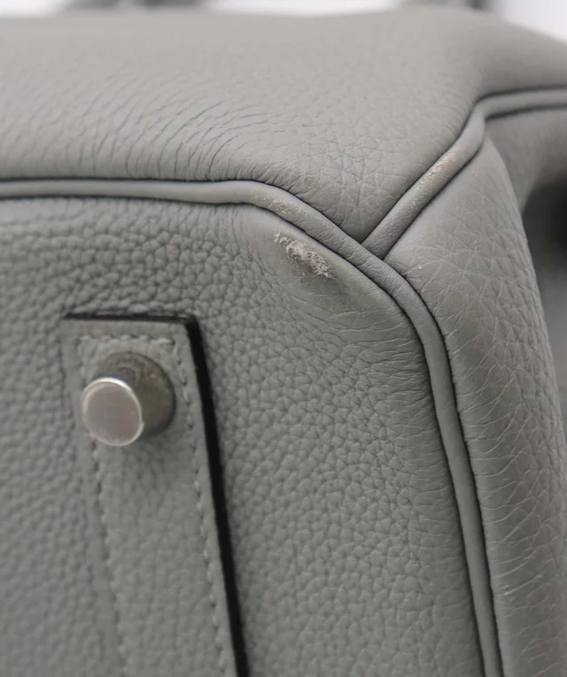 Hermès B35 Gris Mouette in Grey from Luxury Promise, photo 7 of 12
