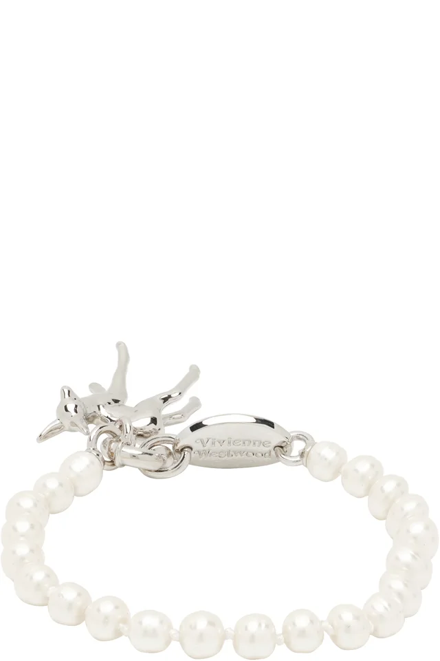 Vivienne Westwood Monette Faux-Pearl Bracelet, photo 2 of 3 from SSENSE