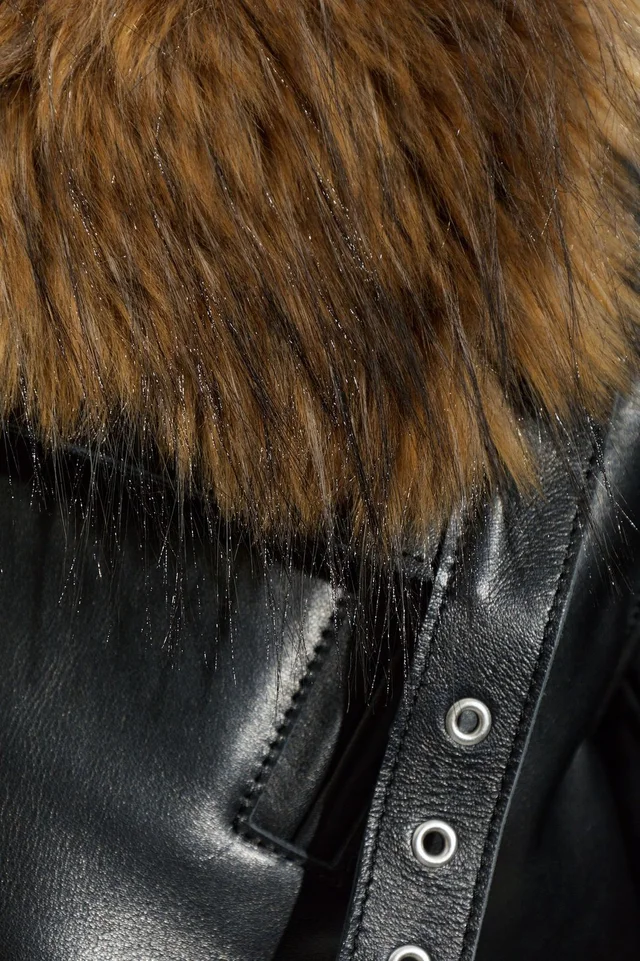 Sacai Faux Fur Jacket, photo 3 of 6 from SENSER