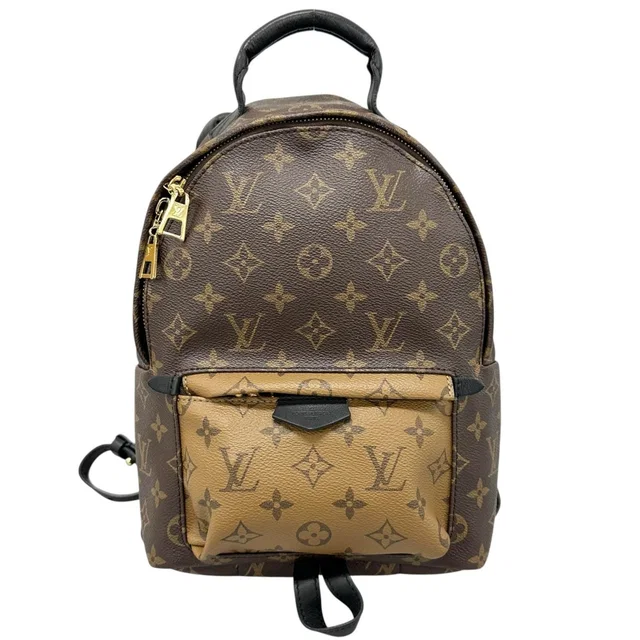 Louis Vuitton Palm Springs PM Backpack Monogram Canvas Brown in Brown Coated canvas from The Reluxe