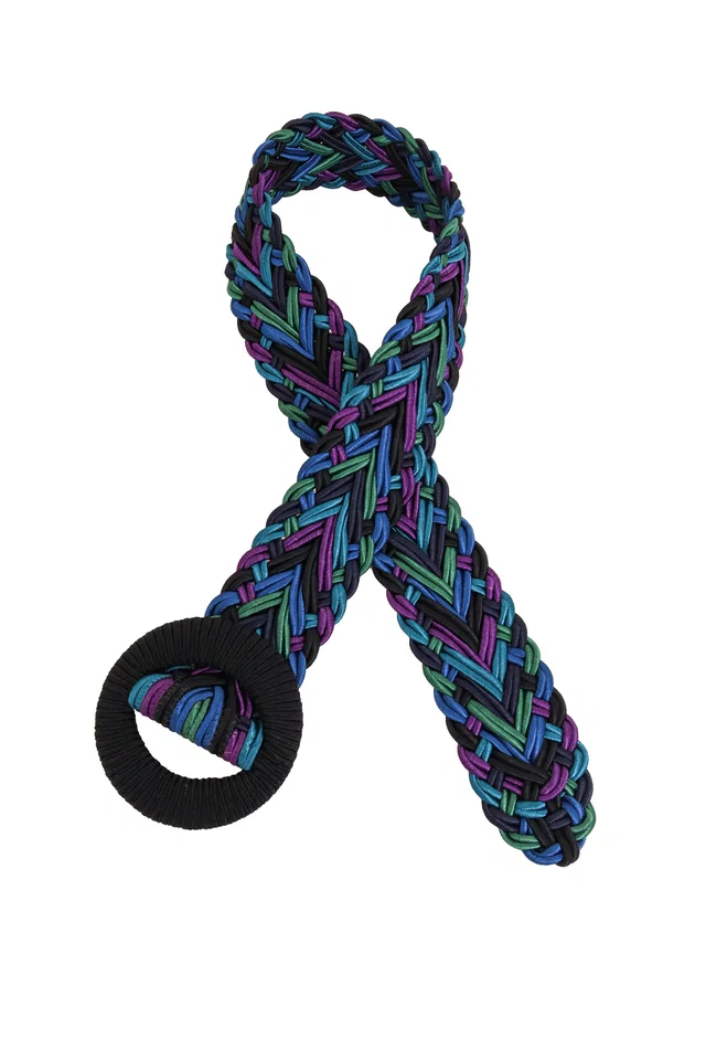 Saint Laurent Braided Ring Belt from Recess LA