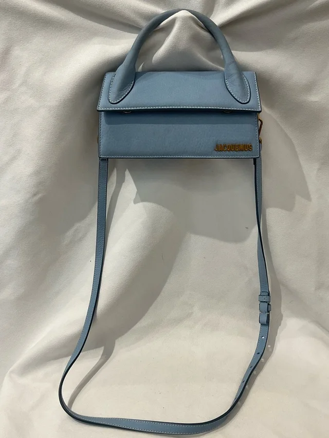 Jacquemus Le Chiquito handbags in blue Leather from Poshmark