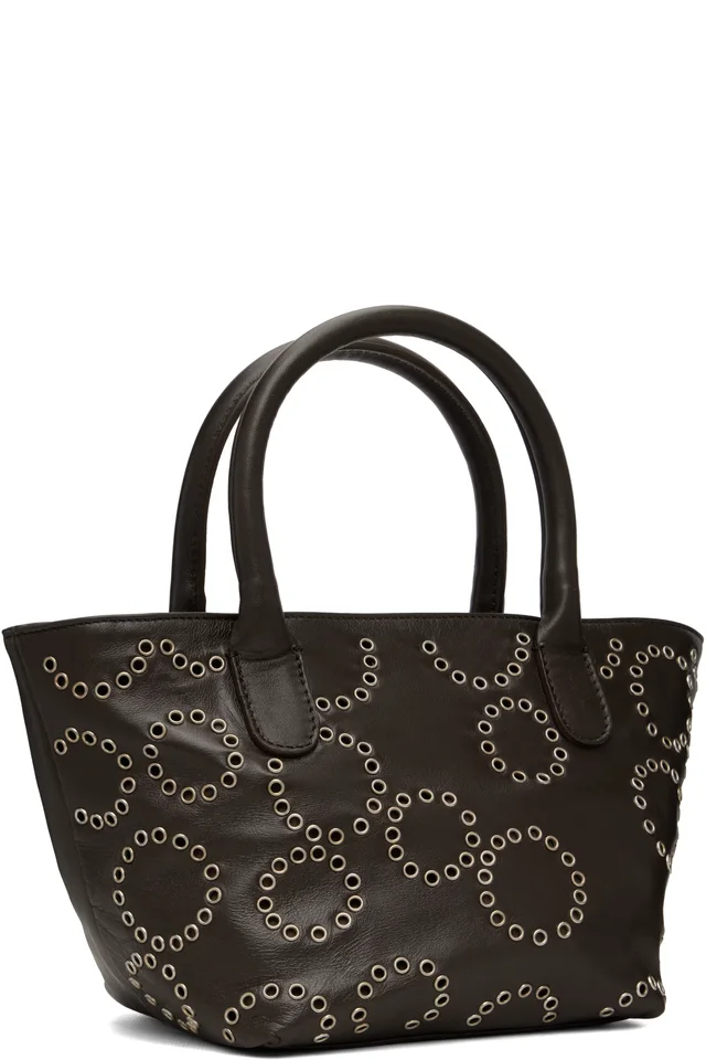 Gimaguas Brown Mini Capazo Bag, photo 2 of 4 from SSENSE