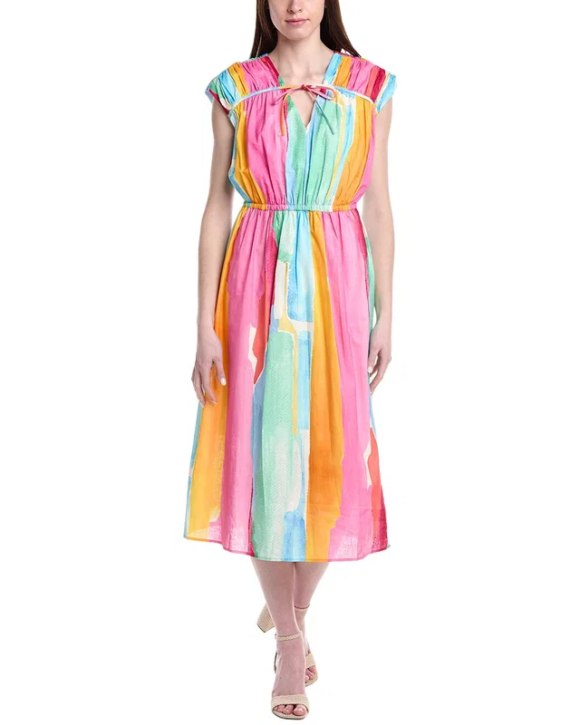 CROSBY by Mollie Burch Emmett Linen-Blend Dress, image 1 of 1 from Gilt
