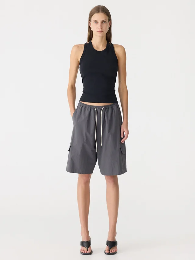 Bassike Crushed Cotton Cargo Short from bassike, photo 1 of 1