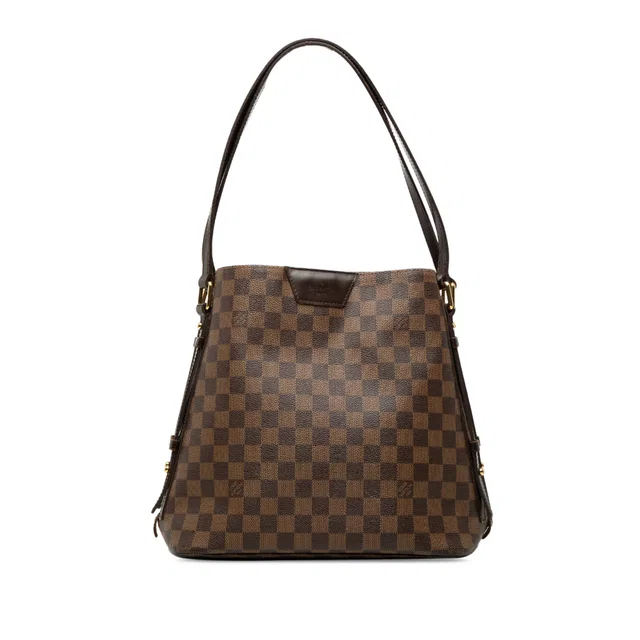 Brown Louis Vuitton Damier Ebene Cabas Rivington Tote Bag in Brown Canvas from Designer Revival