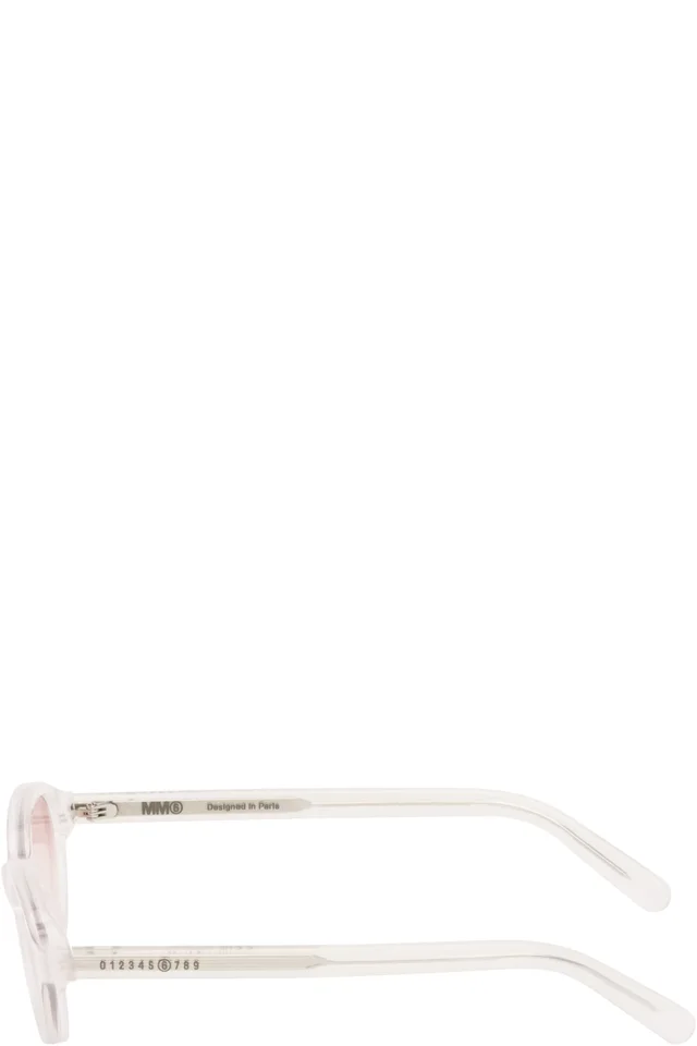MM6 Maison Margiela White 2 Sunglasses, photo 3 of 4 from SSENSE