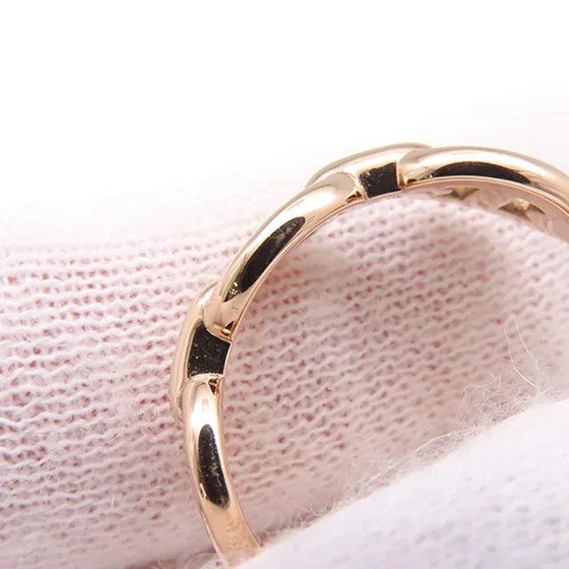 Hermès Chaine d'Ancre Anchene Ring Size 50/#10 18K Pink Gold in Pink from GALLERY RARE, photo 7 of 15