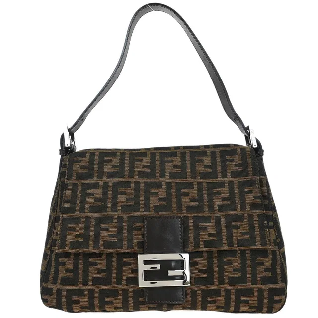 Fendi 2000 Zucca Mamma Baguette Handbag in Canvas from AMORE Vintage Tokyo