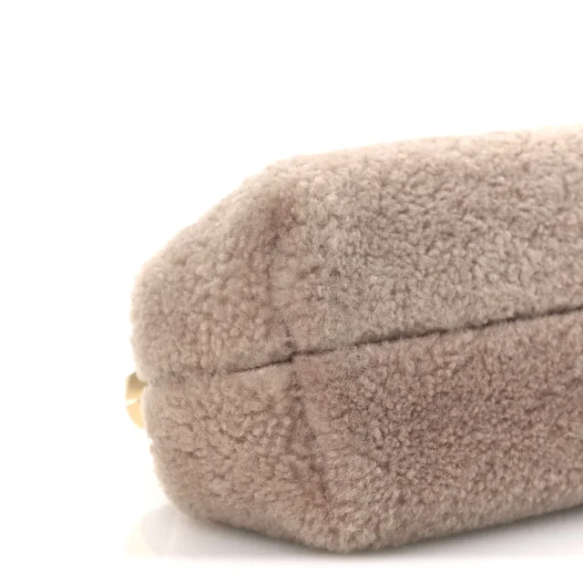 Shearling Small Fendi First Rosa Plaster in Wool from FASHIONPHILE, photo 8 of 11