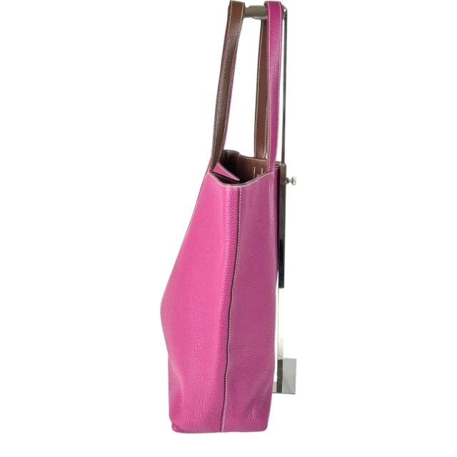 Hermès Double Sense Tote Bag in Pink & Gold in Pink from Luxury Promise, photo 4 of 7