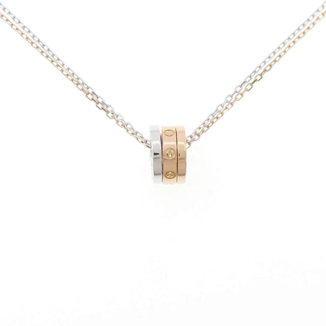 Cartier Love 750PG 750WG Necklace from LuxUness